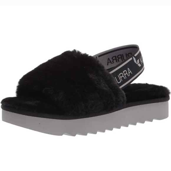 Koolaburra By UGG Fuzz’n Li Sandal Slipper Size 3 - Picture 15 of 17